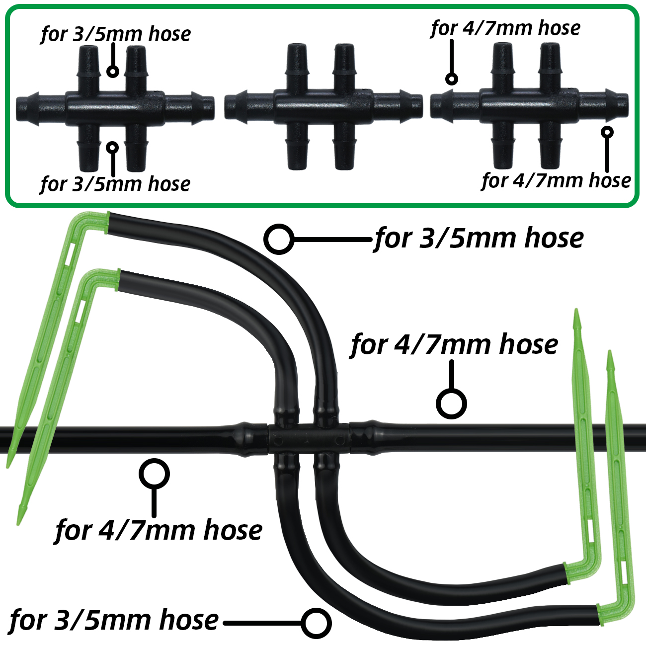 KESLA Vườn 4/7Mm Đến 3/5Mm Vòi - đánh giá và giá Urban Farming System