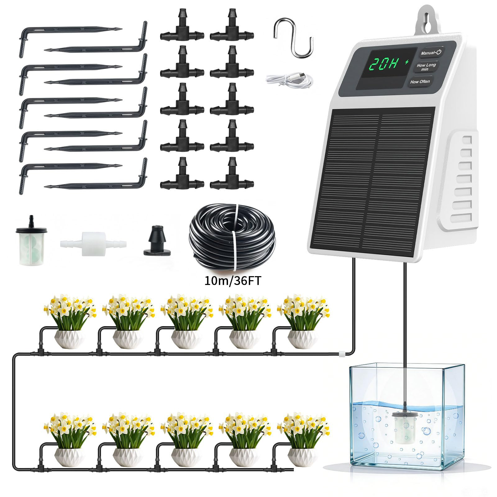 Upgraded Solar Drip Irrigation - đánh giá và giá Urban Farming System